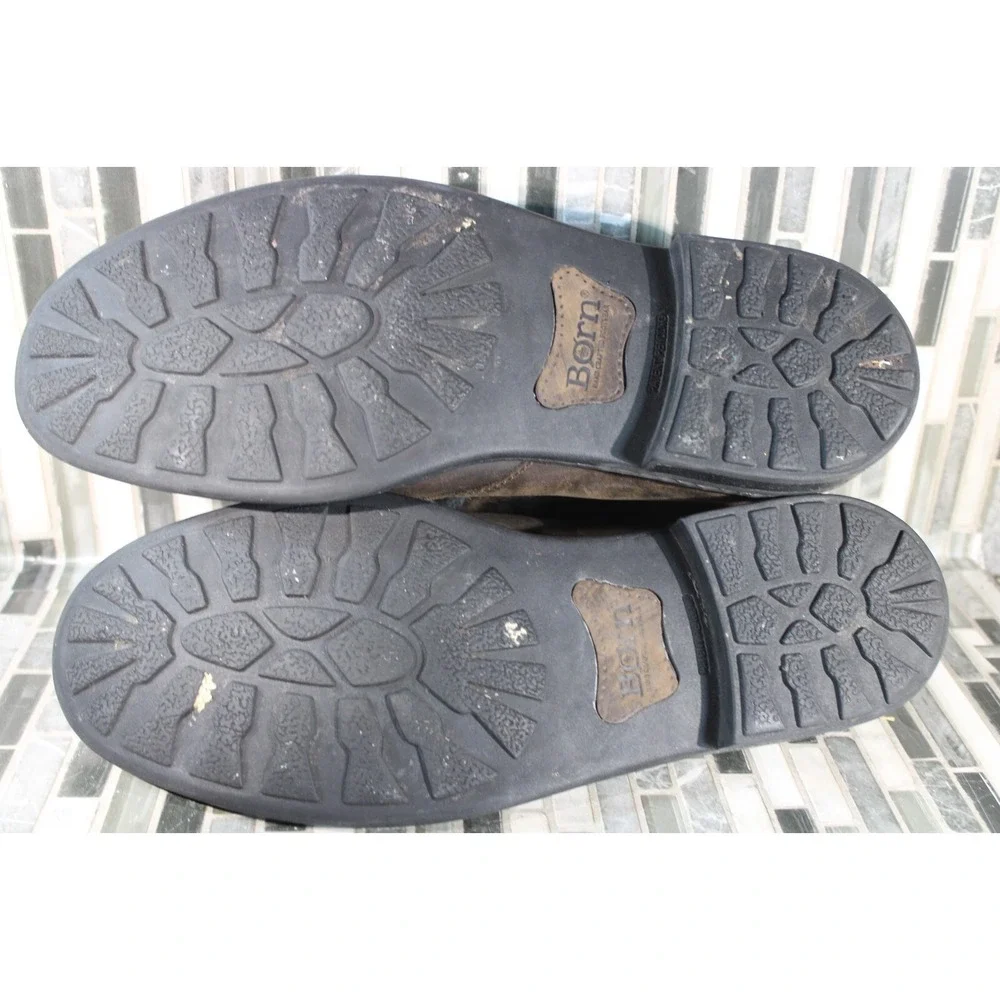 Born Ankle High Leather Hand Crafted Boots Size 11‎